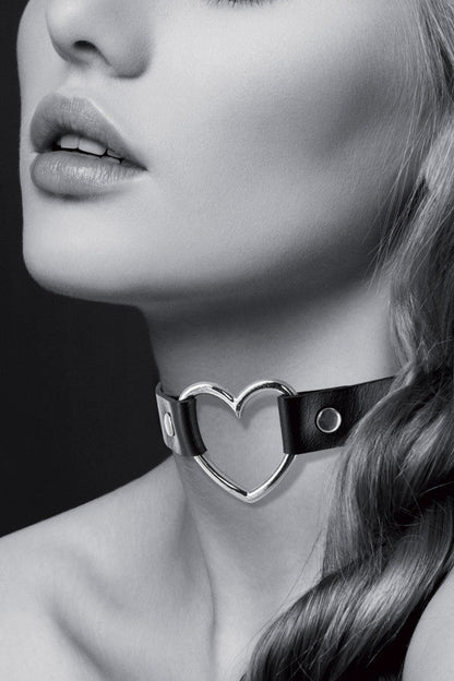 Bijoux Pour Toi - Collare con Cuore - Nero