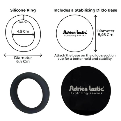 Adrien Lastic - Strap-On Elasticizzato - Nero