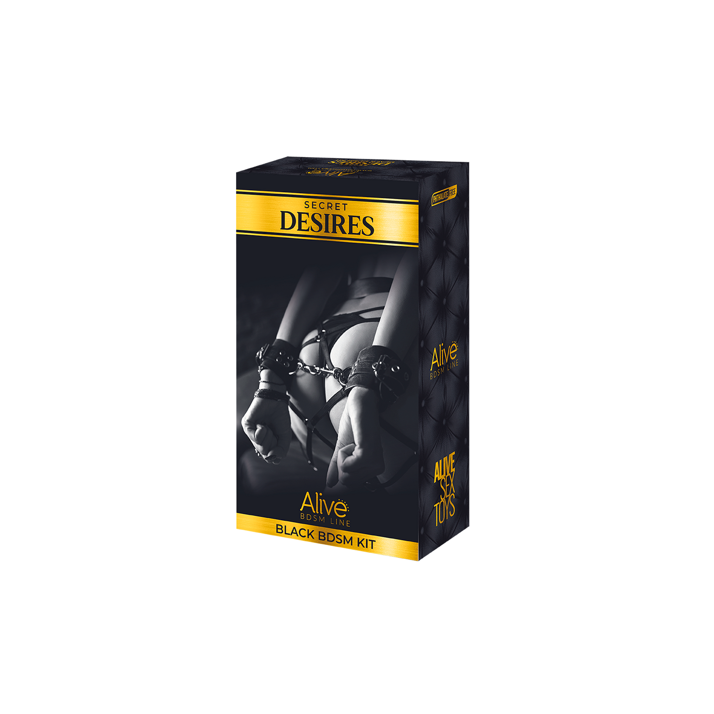 Alive - Secret Desires BDSM Kit - 8 Pezzi - Nero