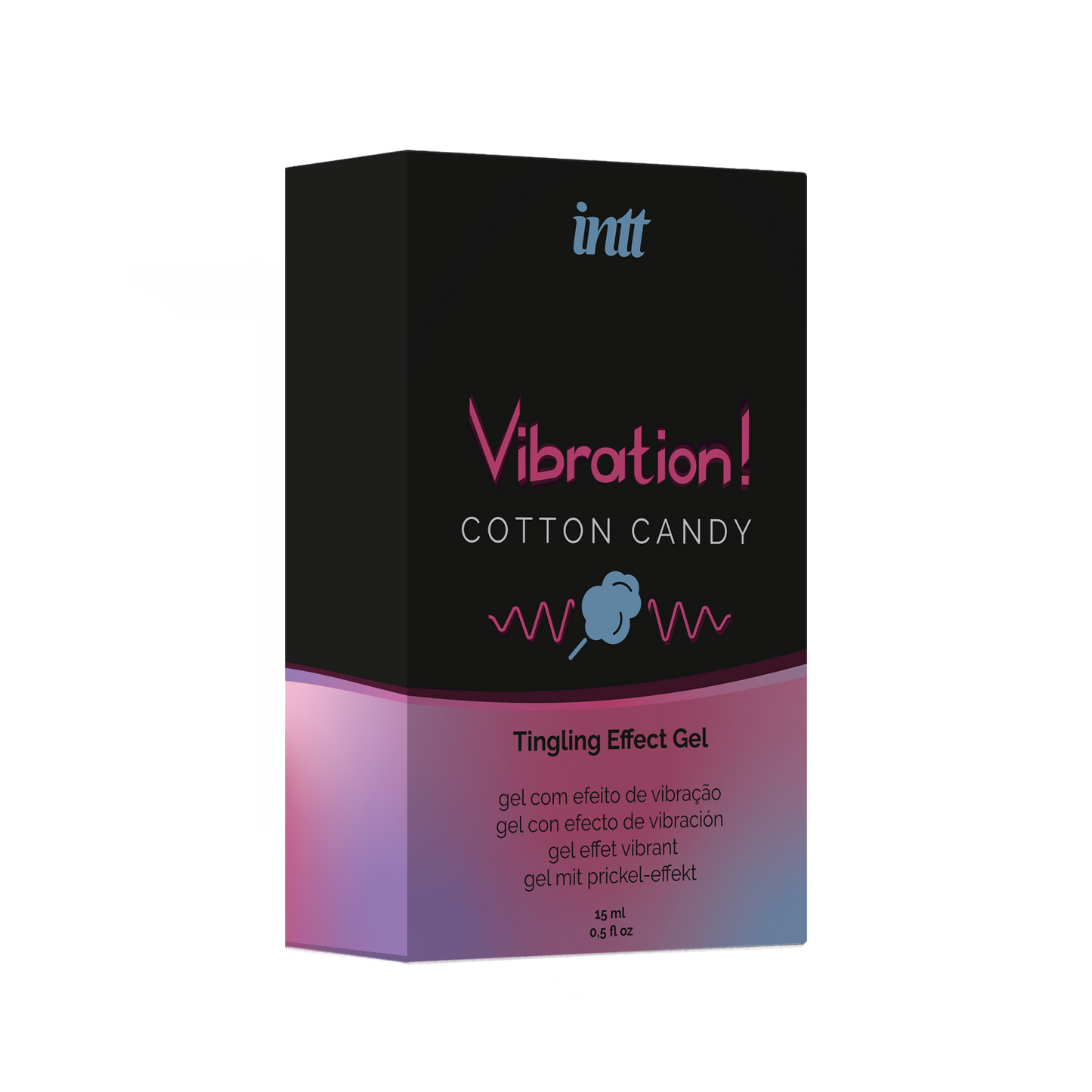 Intt - Gel Vibrante Cotton Candy - 15 ml