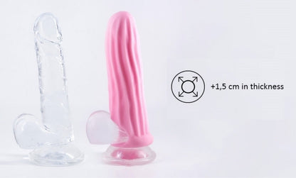 Lola Games - Guaina Stimolante Wide 9-12 cm - Rosa