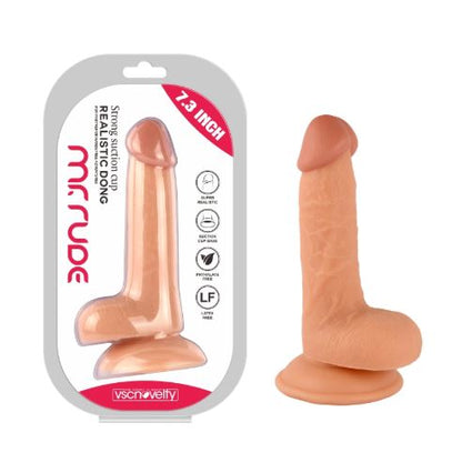VSC Novelty - Dildo Realistico Mr. Rude - Color Carne - 7.3"