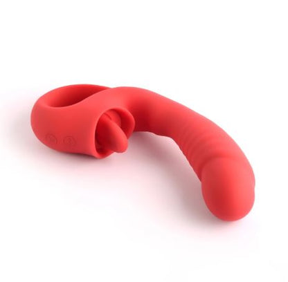 VSC Novelty - Vibratore Punto G - Licking Pleasure Luxury - Rosso