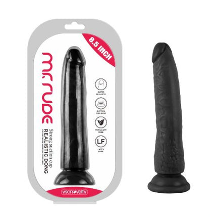 VSC Novelty - Dildo Realistico Mr. Rude - Nero - 8,5"