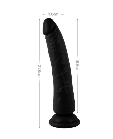 VSC Novelty - Dildo Realistico Mr. Rude - Nero - 8,5"