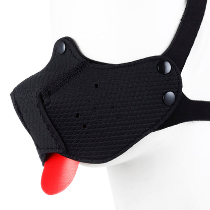 VSC Novelty - Maschera da Cane - Nera