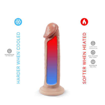 SilexD - Dildo Premium Real Skin Model 2 - 7,5"