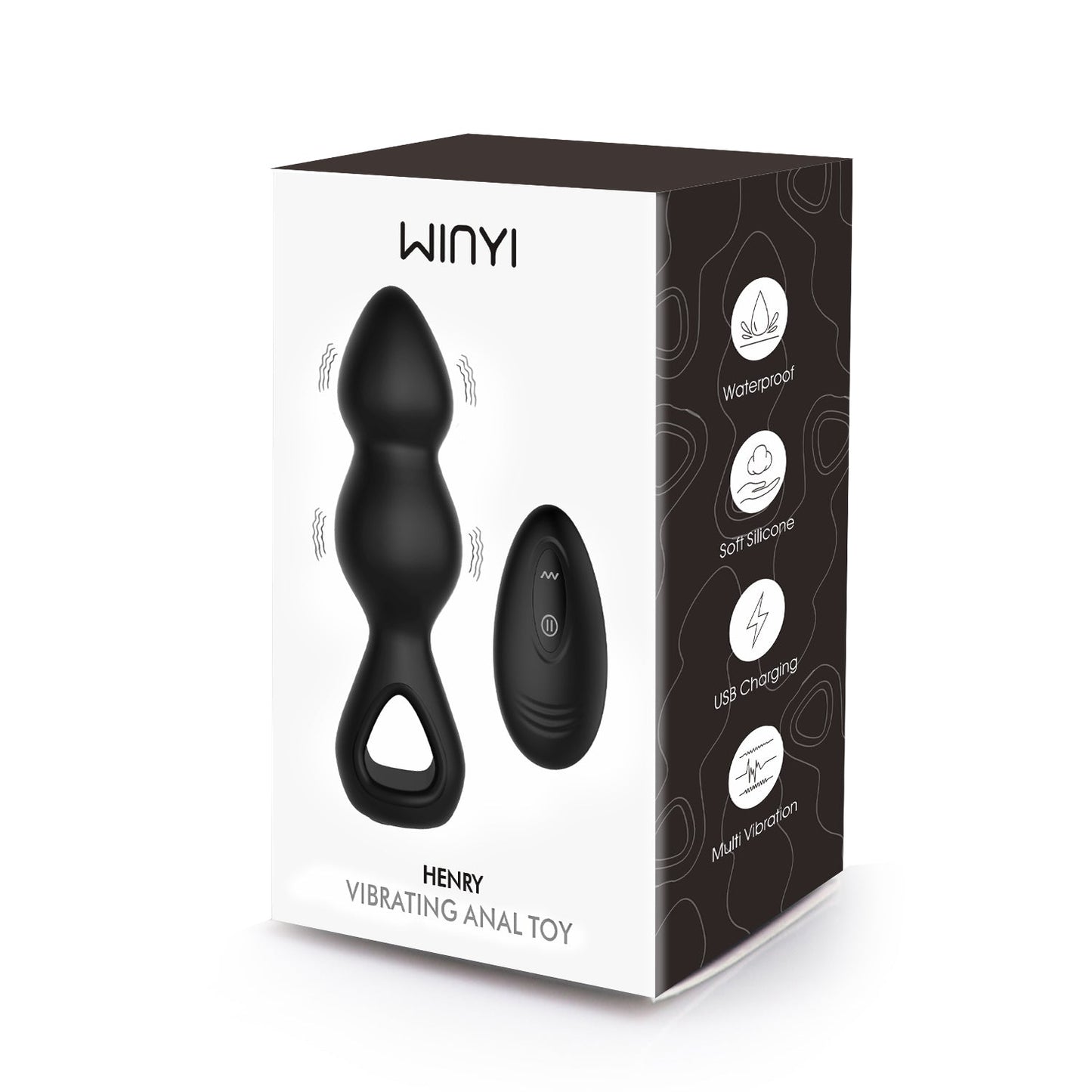 Winyi - Palline Vibranti Anali con Controllo Remoto - Henry