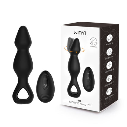 Winyi - Palline Ruotanti e Vibranti Anali con Controllo Remoto - Jeff