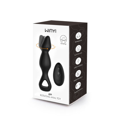 Winyi - Palline Ruotanti e Vibranti Anali con Controllo Remoto - Jeff