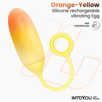 Into You - Ovetto Vibrante + APP - Giallo e Arancione