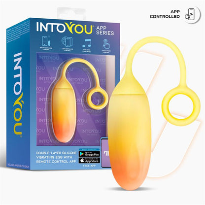Into You - Ovetto Vibrante + APP - Giallo e Arancione