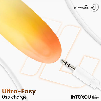Into You - Ovetto Vibrante + APP - Giallo e Arancione