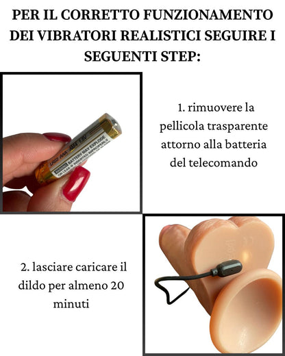 SinsFactory - Ultra Realistic Vibrating & Thrusting Dildo 21,50 cm