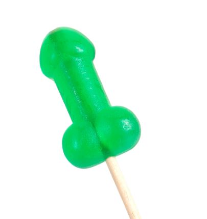 Secret Play - Lecca Lecca Effetto Freddo a Forma di Pene - gusto Menta