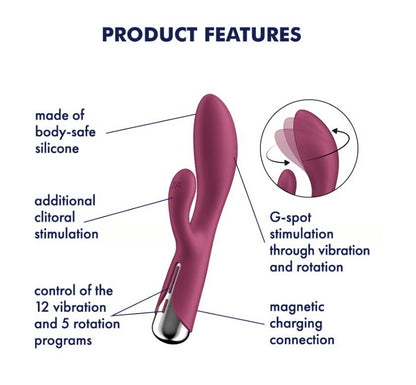 Satisfyer - Spinning Rabbit 1 - Rosso
