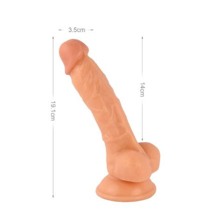VSC Novelty - Dildo Realistico Mr. Rude - Color Carne - 7.5"
