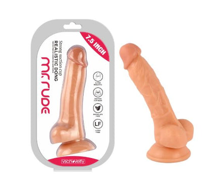 VSC Novelty - Dildo Realistico Mr. Rude - Color Carne - 7.5"