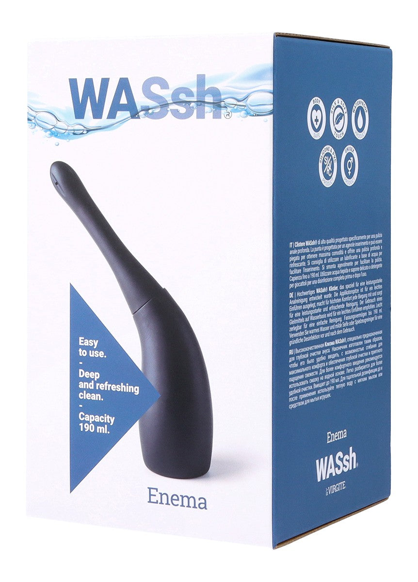 CLISTERE ANALE NERO PER LA PULIZIA 190 ML