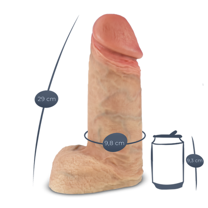 Silexd - Dildo Premium Real Skin Model 1 - 11"