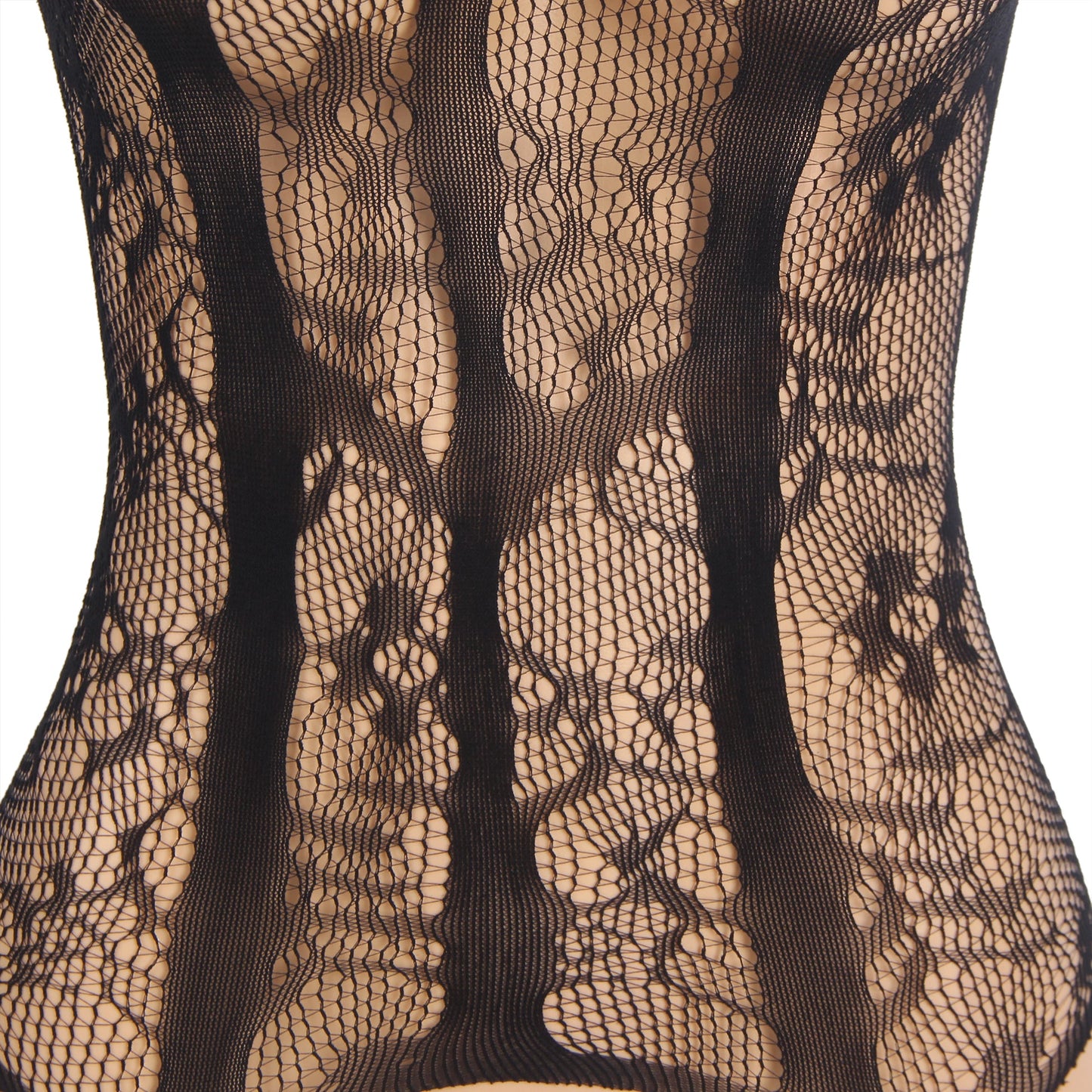 Oh Yeah - Bodystocking Floreale - Nero