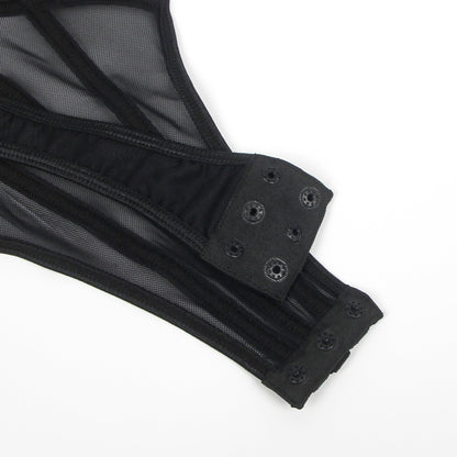 Oh Yeah - Body con Trasparenze e Choker con Catene