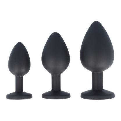 SET SPINA X3 E13 SILICONE NERO-RUBINO