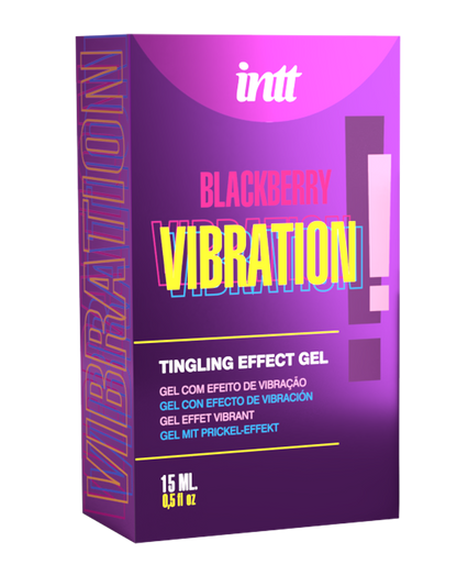 Intt - Gel Vibrante Black Berry - 15 ml