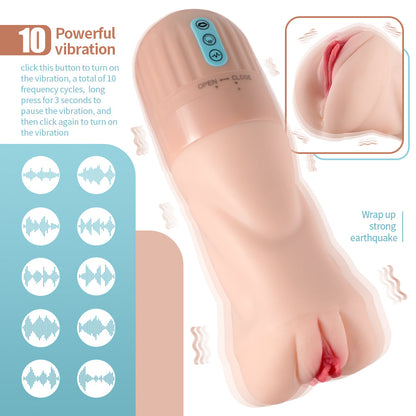 Xise - Suctroker V2 VI - Masturbatore Vagina con Funzione Suzione e Vibrante