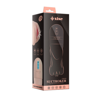 Xise - Suctroker V2 VI - Masturbatore Vagina con Funzione Suzione e Vibrante
