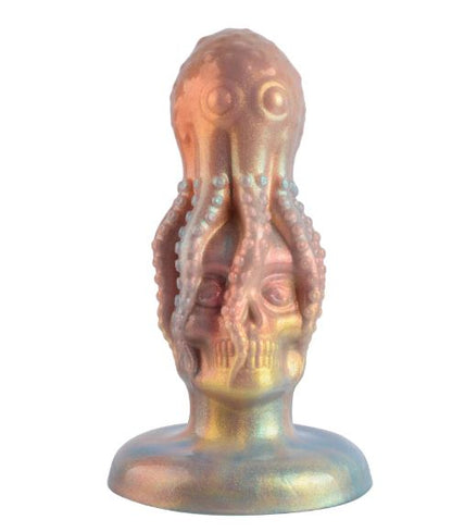 VSC Novelty - Dildo in Silicone Multicolor con Glitter Teschio con Polpo - Devilfish