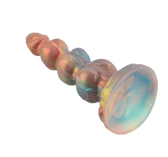 VSC Novelty - Dildo in Silicone Multicolor con Glitter - Dominator