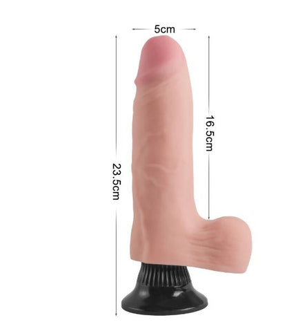 VSC Novelty - Vibratore Realistico Doppio Strato Extreme Soft con Ventosa - 9,2"