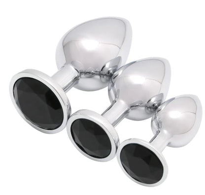 VSC Novelty - Plug Anale con Diamante Nero - S