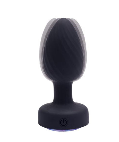 Fantasy Toys - Vibratore Anale Rotante con Telecomando e Luci - Achelous