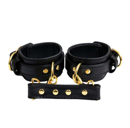 Fantasy Fetish - Manette Luxury Nere con Dettaglio Oro
