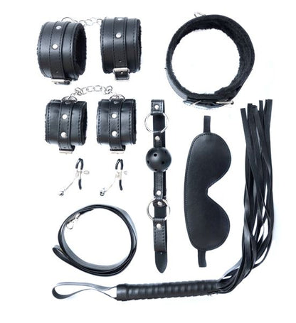 Fantasy Fetish - Set BDSM  8 Pezzi - Nero