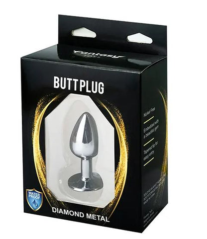 Fantasy Toys - Plug in Alluminio con Gioiello Rosso - S