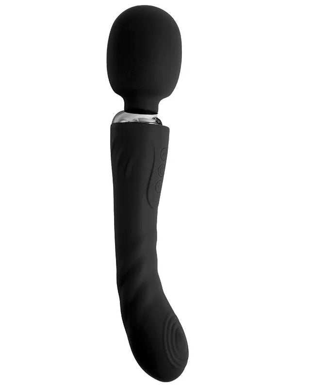 Fantasy Toys - Vibratore 2 in 1 Wand e Punto G - Nero - Pontus