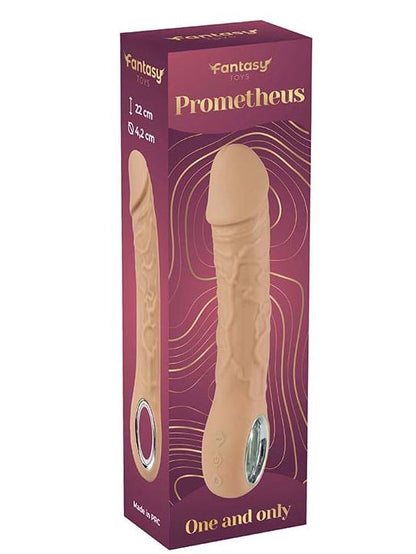 Fantasy Toys - Vibratore Punto G Realistico Riscaldabile - Color Carne - Prometheus