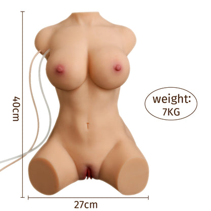 Xise - Merida - Torso Intero con Funzione Vibrante e Suzione con Remote Control