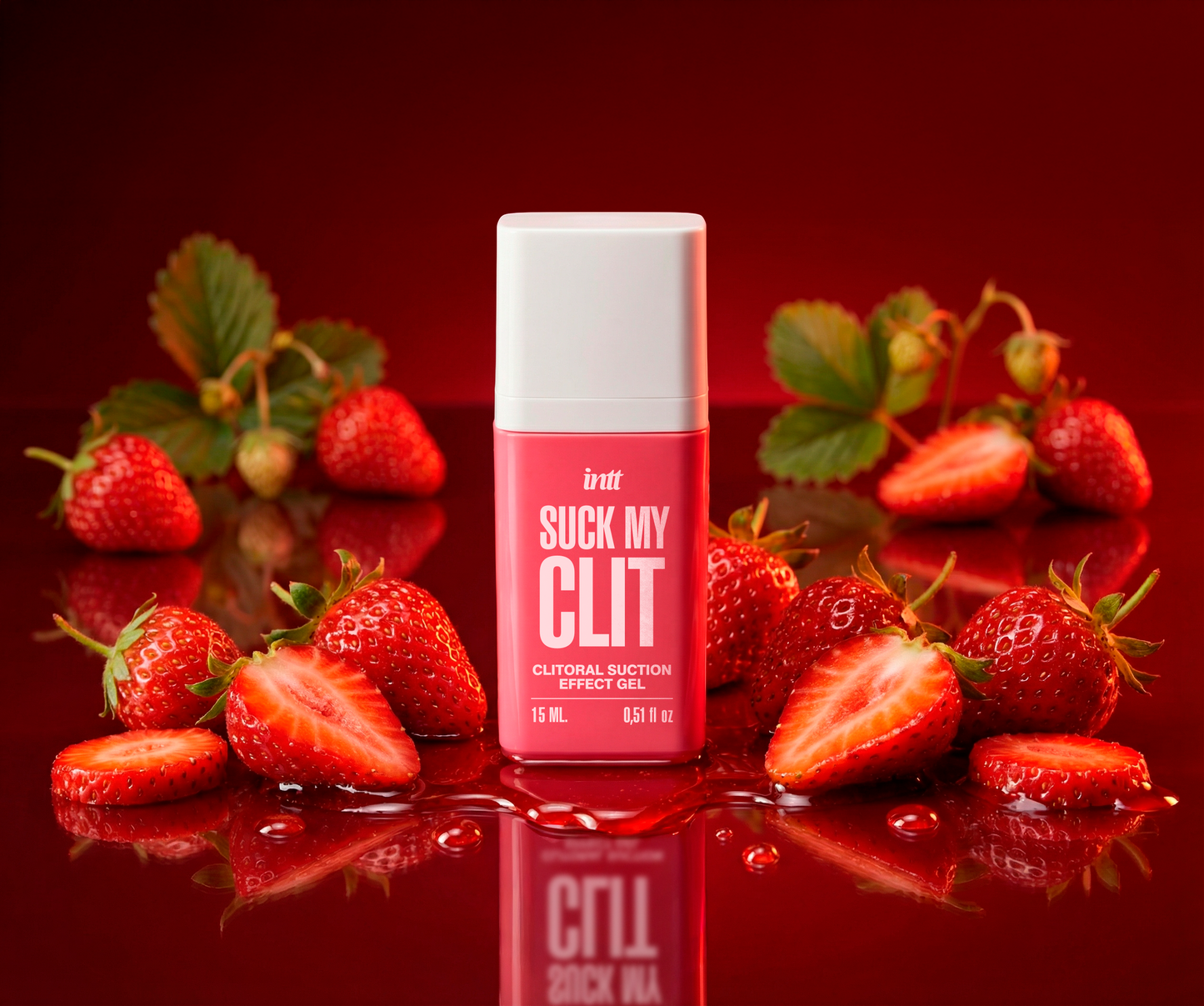 Intt - Gel Clitorideo Kissable Effetto Suzione - Fragola