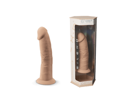 Silexd - Dildo Premium Silicone Mod.2 6'' - Color Carne