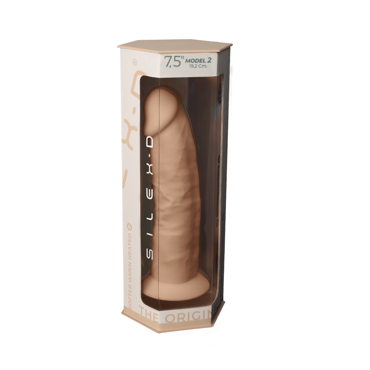 Silexd - Dildo Premium Silicone Mod.2 7,5'' - Color Carne