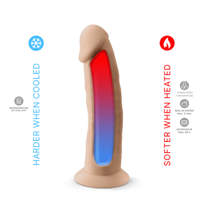 Silexd - Dildo Premium Silicone Mod.2 7,5'' - Color Carne
