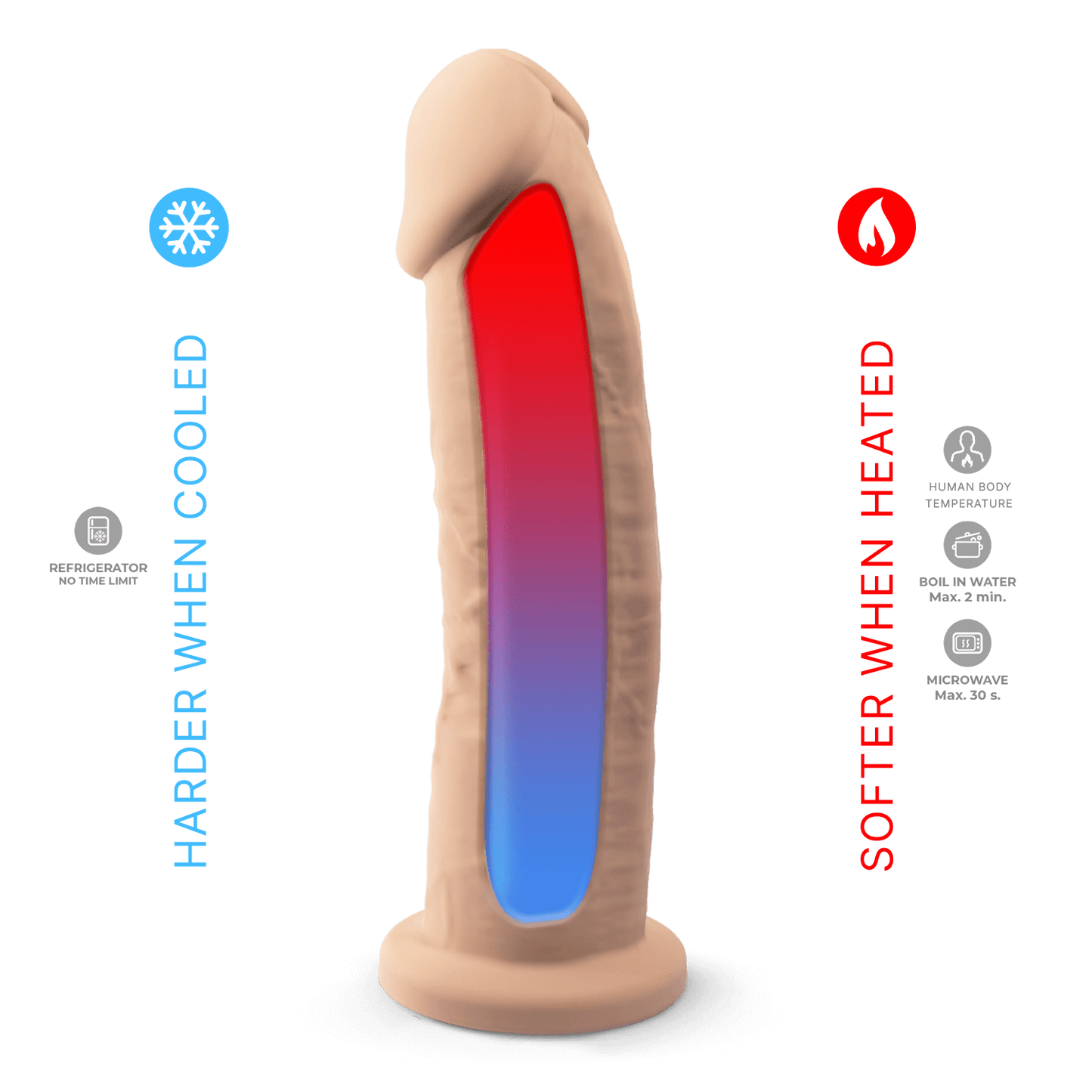 Silexd - Dildo Premium Silicone Mod.2 9'' - Color Carne