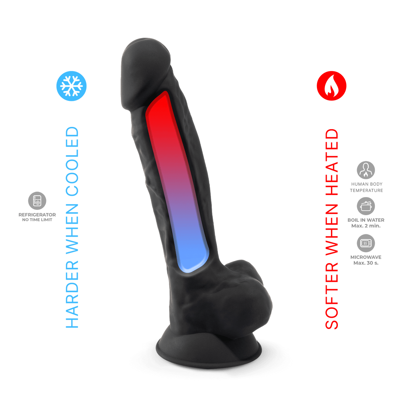 Silexd - Dildo Premium Silicone Mod.1 7'' - Nero