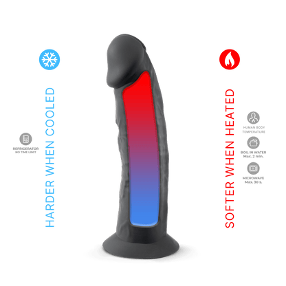 Silexd - Dildo Premium Silicone Mod.2 7,5'' - Nero