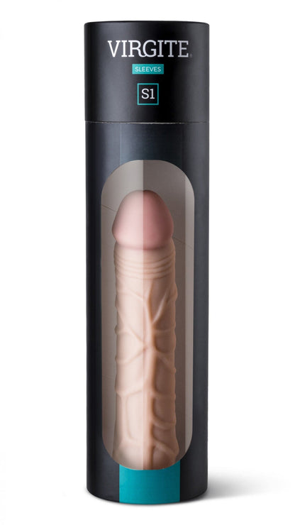 GUAINA PER PENE REALISTICA S1 FLESH 16'5 CM
