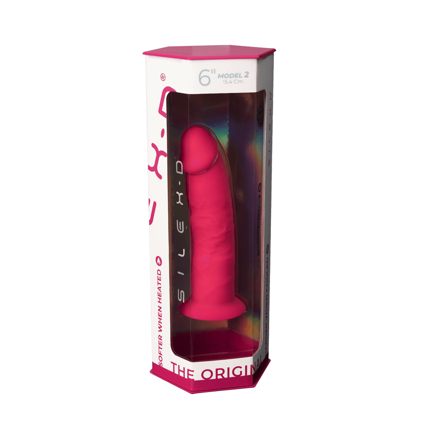 Silexd - Dildo Premium Silicone Mod.2 6" - Rosa